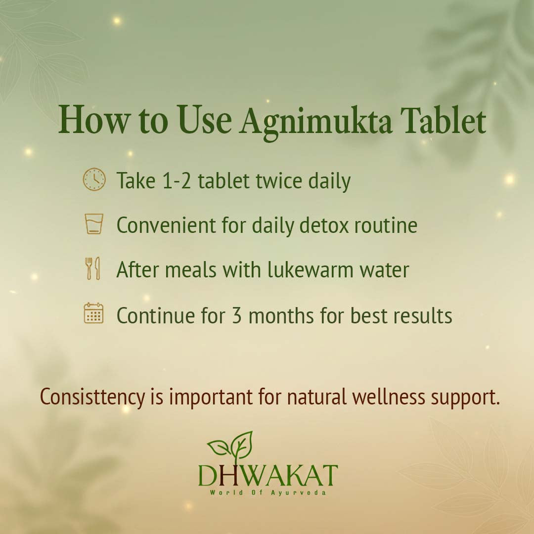 Agnimukta - Ayurvedic Gas Support Tablet