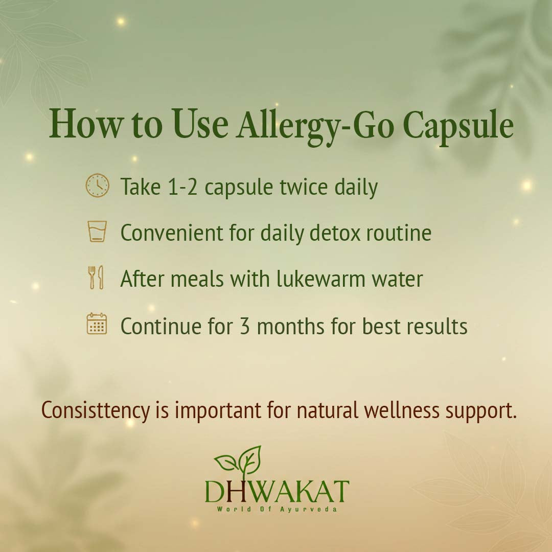 Allergy-GO - Ayurvedic allergy Support Capsule