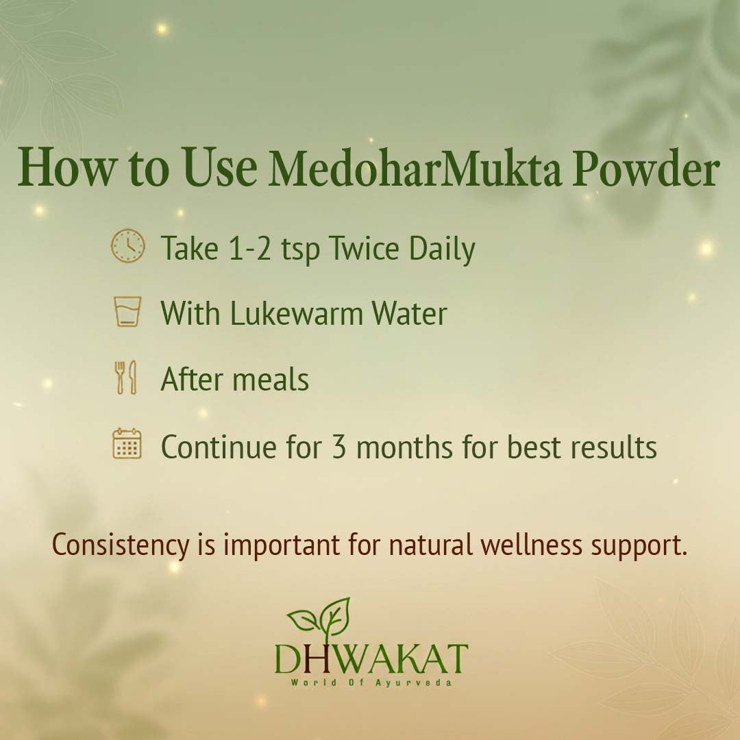 MedoharMukta - Ayurvedic Weight Loss Support Powder