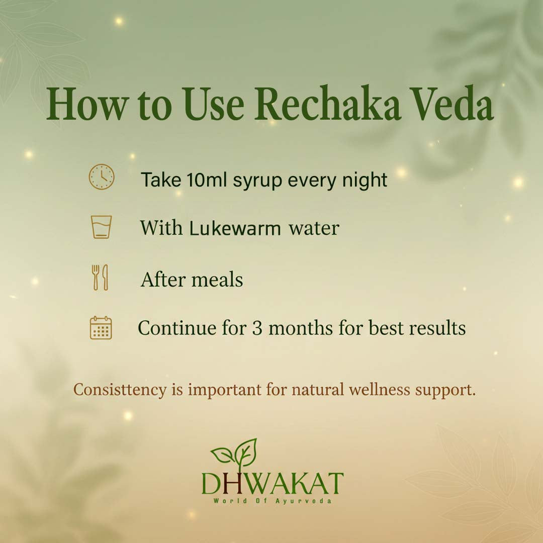 Rechaka Veda - Ayurvedic Constipation Support Syrup