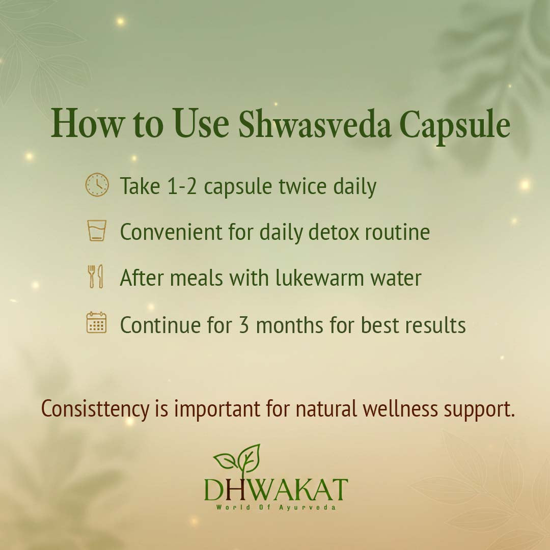 Shwasveda - Ayurvedic Frequent Cold & Cough Support Capsules