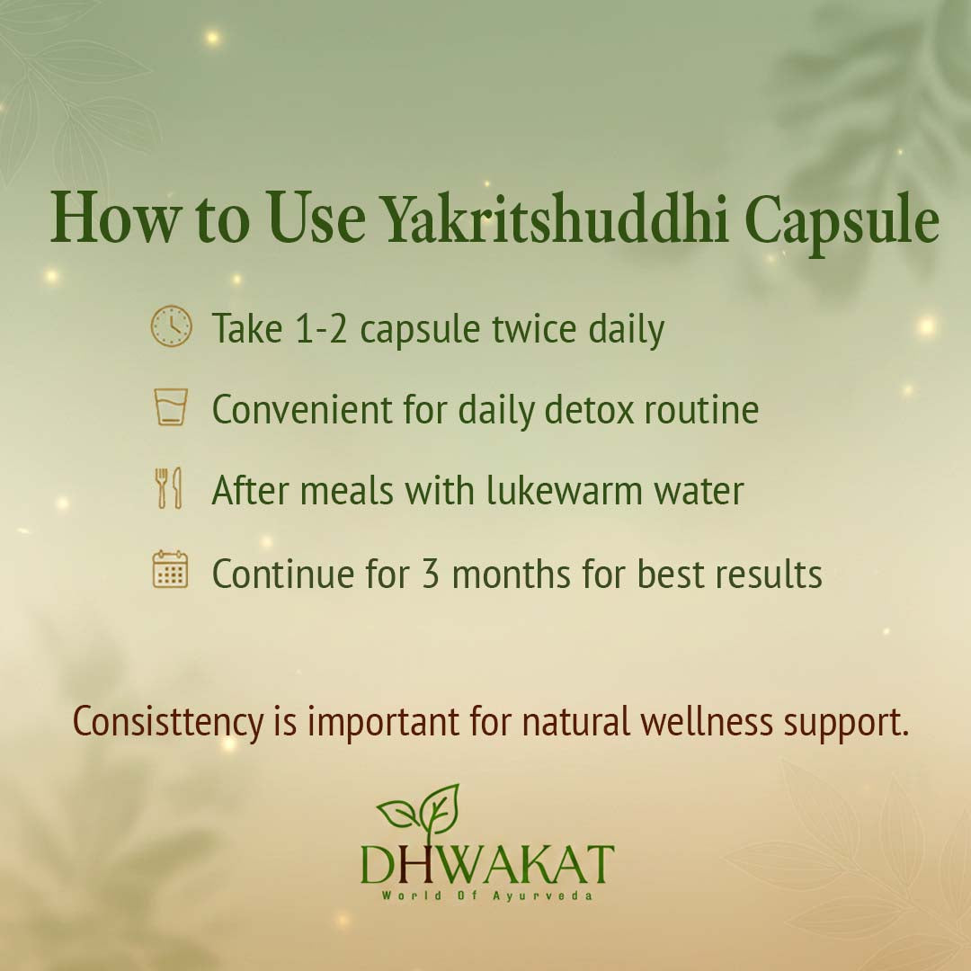 Yakritshuddhi - Ayurvedic Liver Detox Support Capsule
