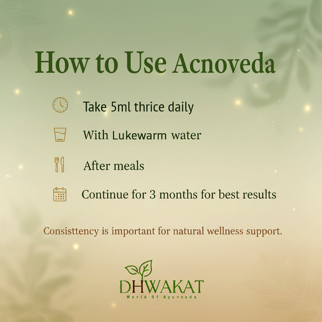 AcnoVeda - Ayurvedic Acne & Pimples Support Syrup