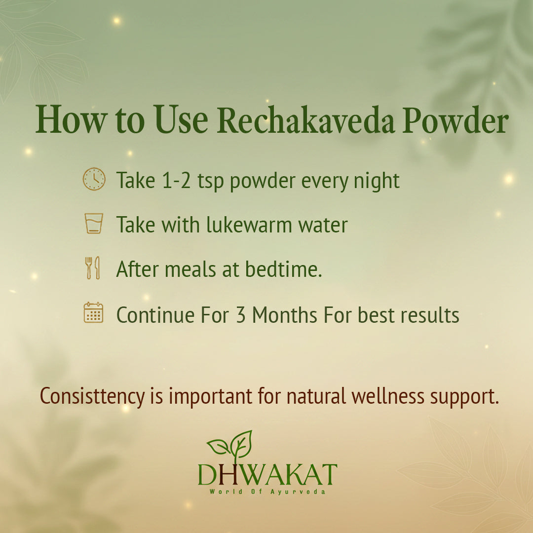 Rechaka Veda - Ayurvedic Constipation Support Powder