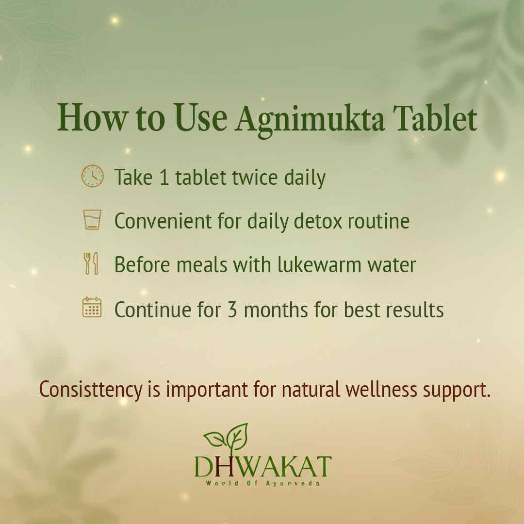 Agnimukta - Ayurvedic Acidity Support Tablets