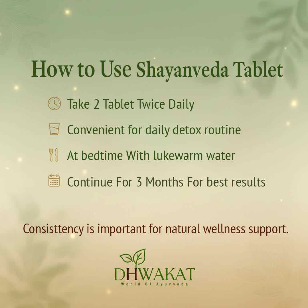 ShayanVeda - Ayurvedic Sleep Problems (Insomnia) Support Tablets