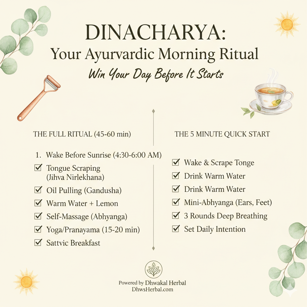 The Ayurvedic Morning Routine: How to Win Your Day Before It Starts