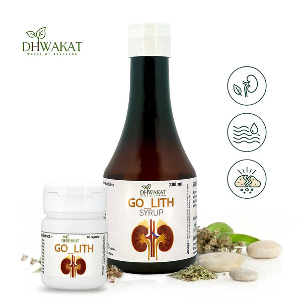 GOLith - Ayurvedic Renal Calculi & Urinary Wellness Support Combo