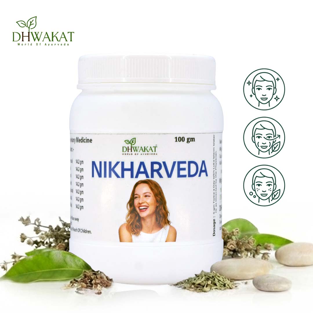 NikharVeda - Ayurvedic Skin Glow & Care Support Powder