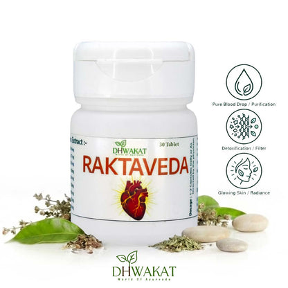 Raktaveda - Ayurvedic Detox & Blood Purifier Support Tablets