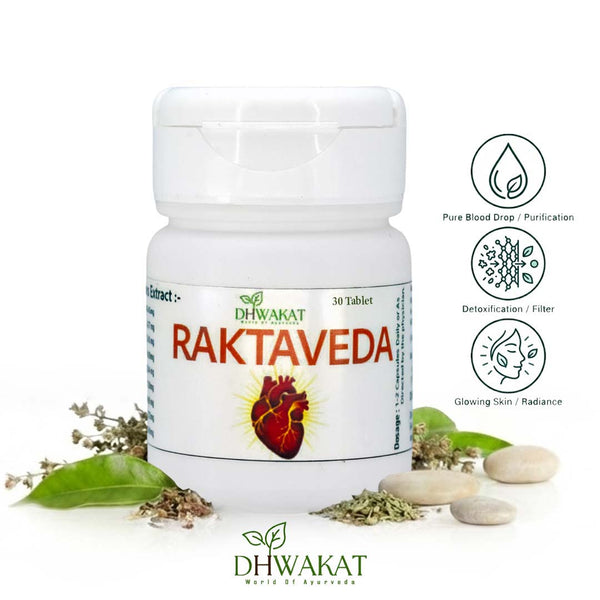 Raktaveda - Ayurvedic Detox & Blood Purifier Support Tablets