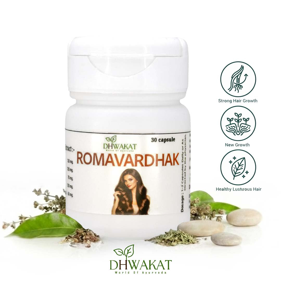 RomaVardhak - Ayurvedic Hair Fall Control & Hair Growth Support Capsule