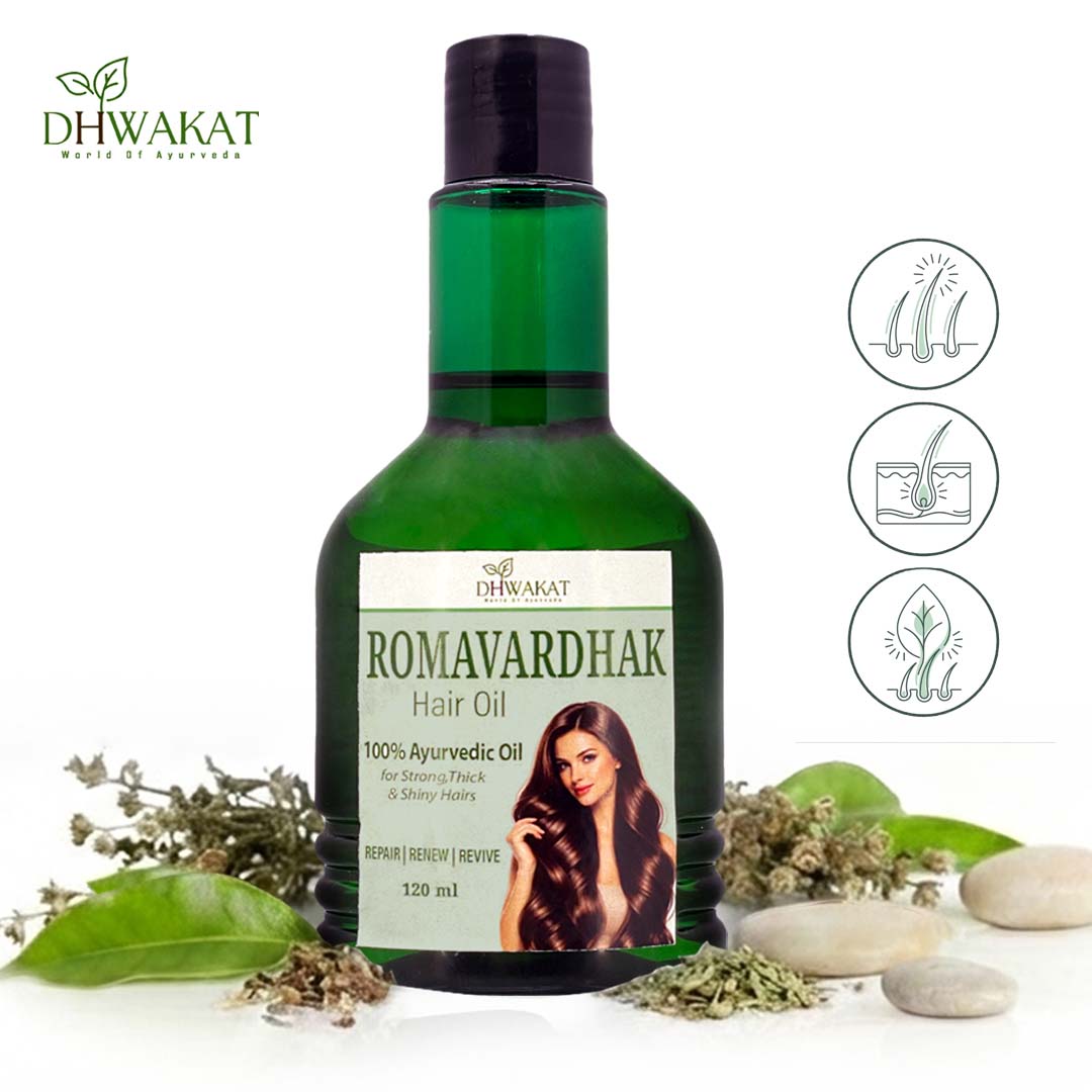 RomaVardhak - Ayurvedic Hair Fall Control & Hair Growth Support Oil