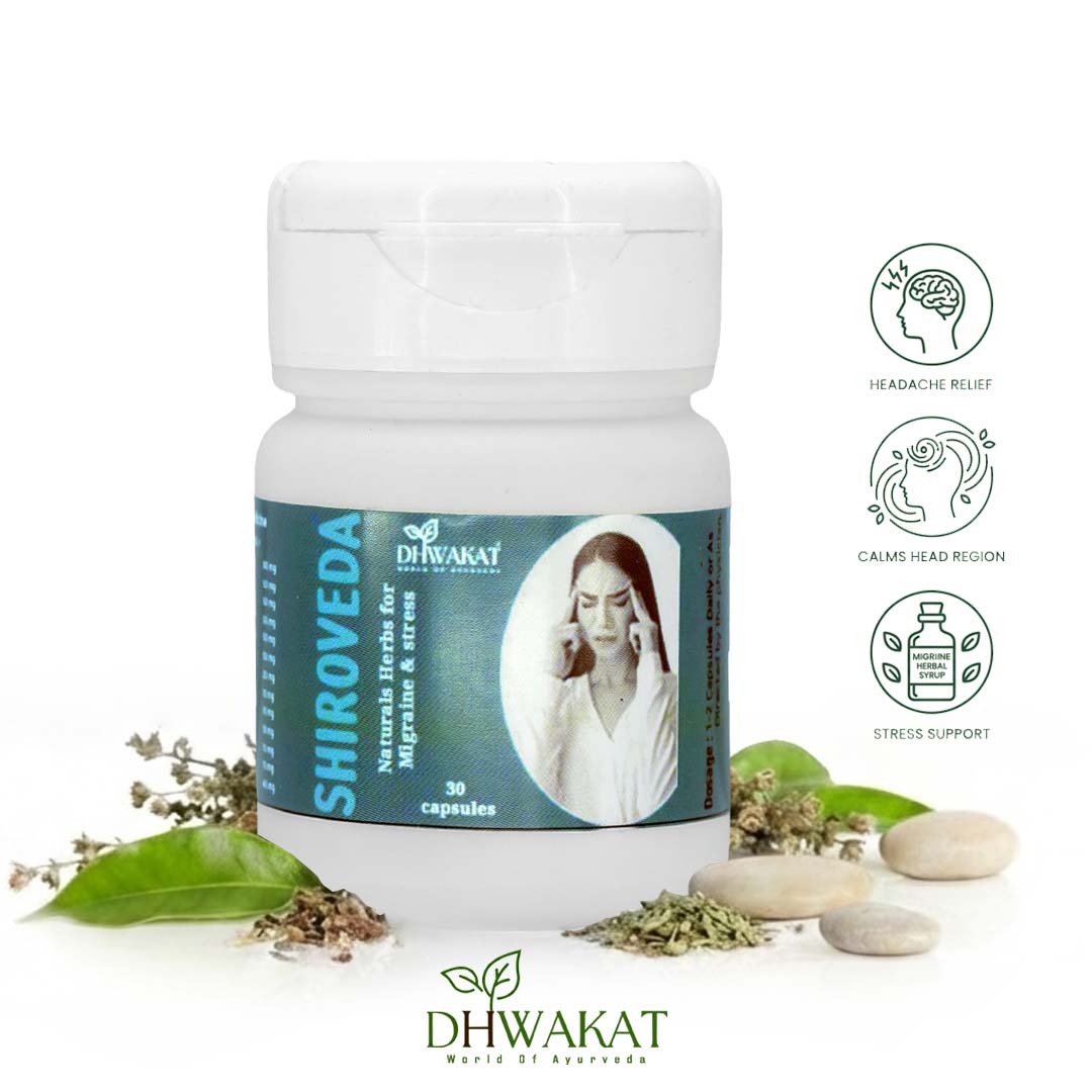 Shiroveda - Ayurvedic Migraine & Headache Support Capsule