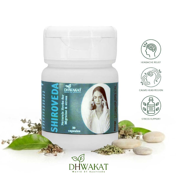 Shiroveda - Ayurvedic Migraine & Headache Support Capsule