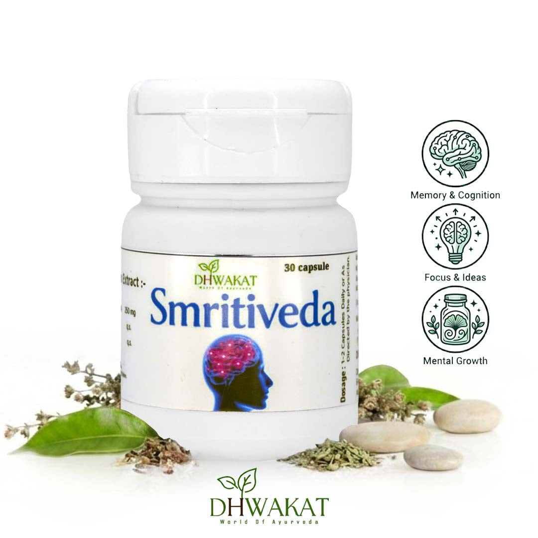 Smritiveda - Ayurvedic Brain & Memory Support Support Tablets