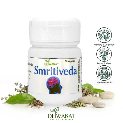 Smritiveda - Ayurvedic Brain & Memory Support Support Tablets