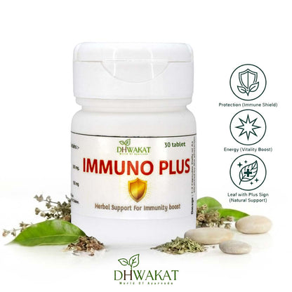 Immuno Plus - Ayurvedic Weak Immunity Support Tablets