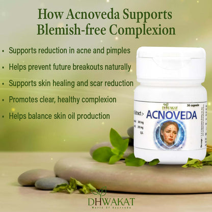 AcnoVeda - Ayurvedic Acne & Pimples Support Capsule