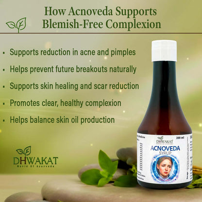 AcnoVeda - Ayurvedic Acne & Pimples Support Syrup