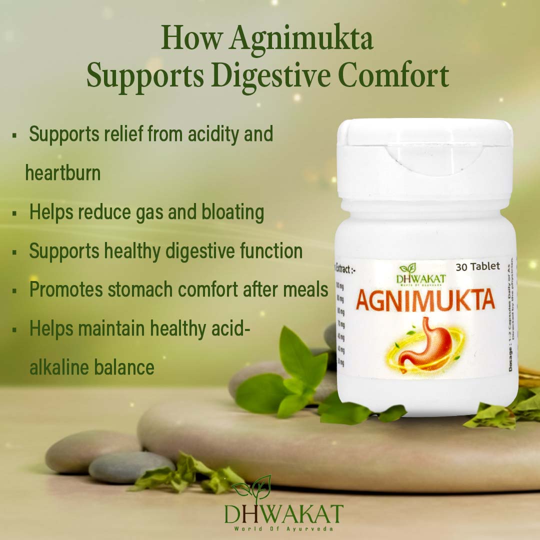 Agnimukta - Ayurvedic Acidity Support Tablets