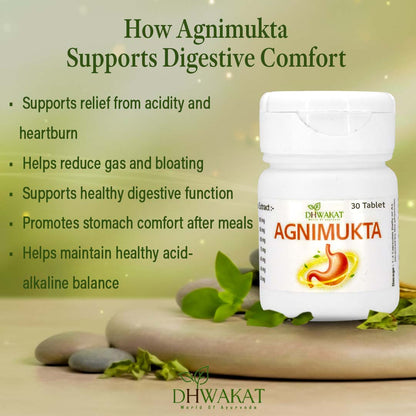 Agnimukta - Ayurvedic Acidity Support Tablets