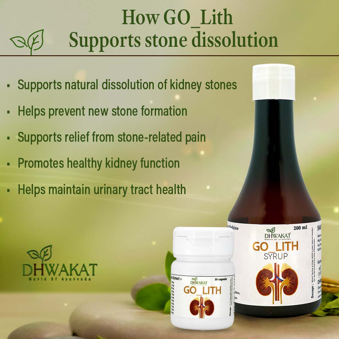 GOLith - Ayurvedic Renal Calculi & Urinary Wellness Support Combo
