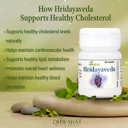 Hridayaveda - Ayurvedic Cholesterol Control Support Capsule