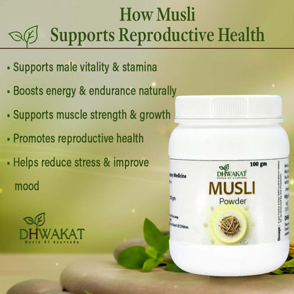 Musli - Ayurvedic Sexual welllness Support Powder