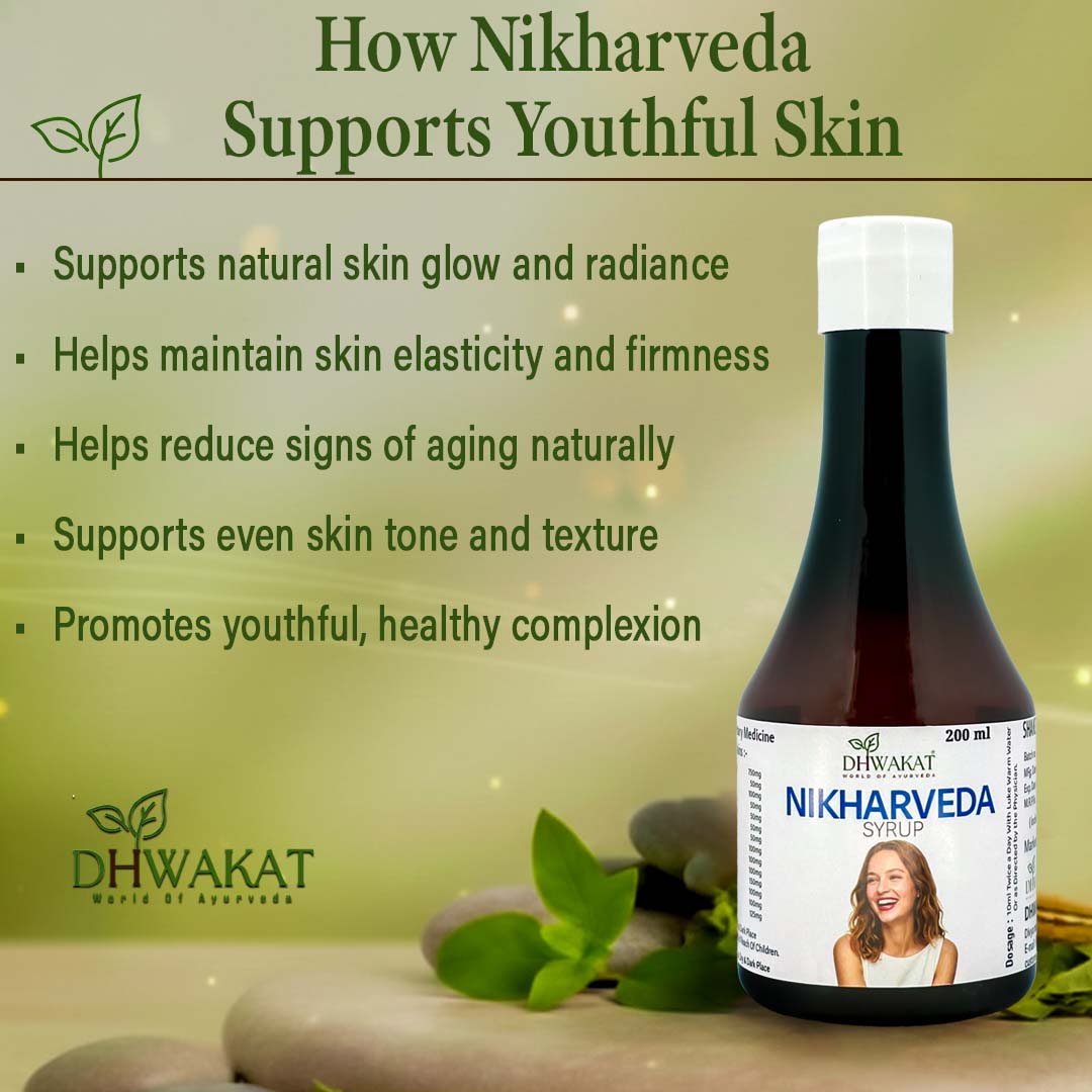 NikharVeda - Ayurvedic Skin Glow & Care Support Syrup