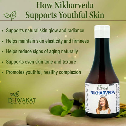 NikharVeda - Ayurvedic Skin Glow & Care Support Syrup