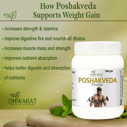 Poshakveda - Ayurvedic Weight Gain Support Powder