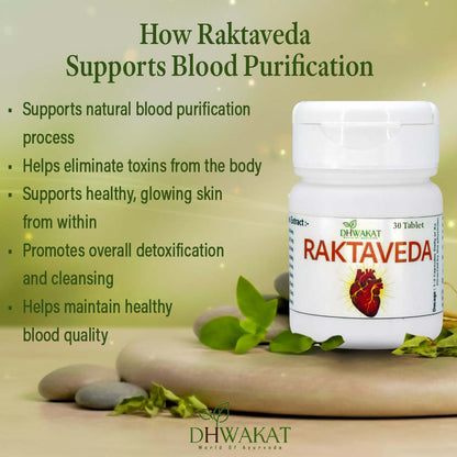 Raktaveda - Ayurvedic Detox & Blood Purifier Support Tablets