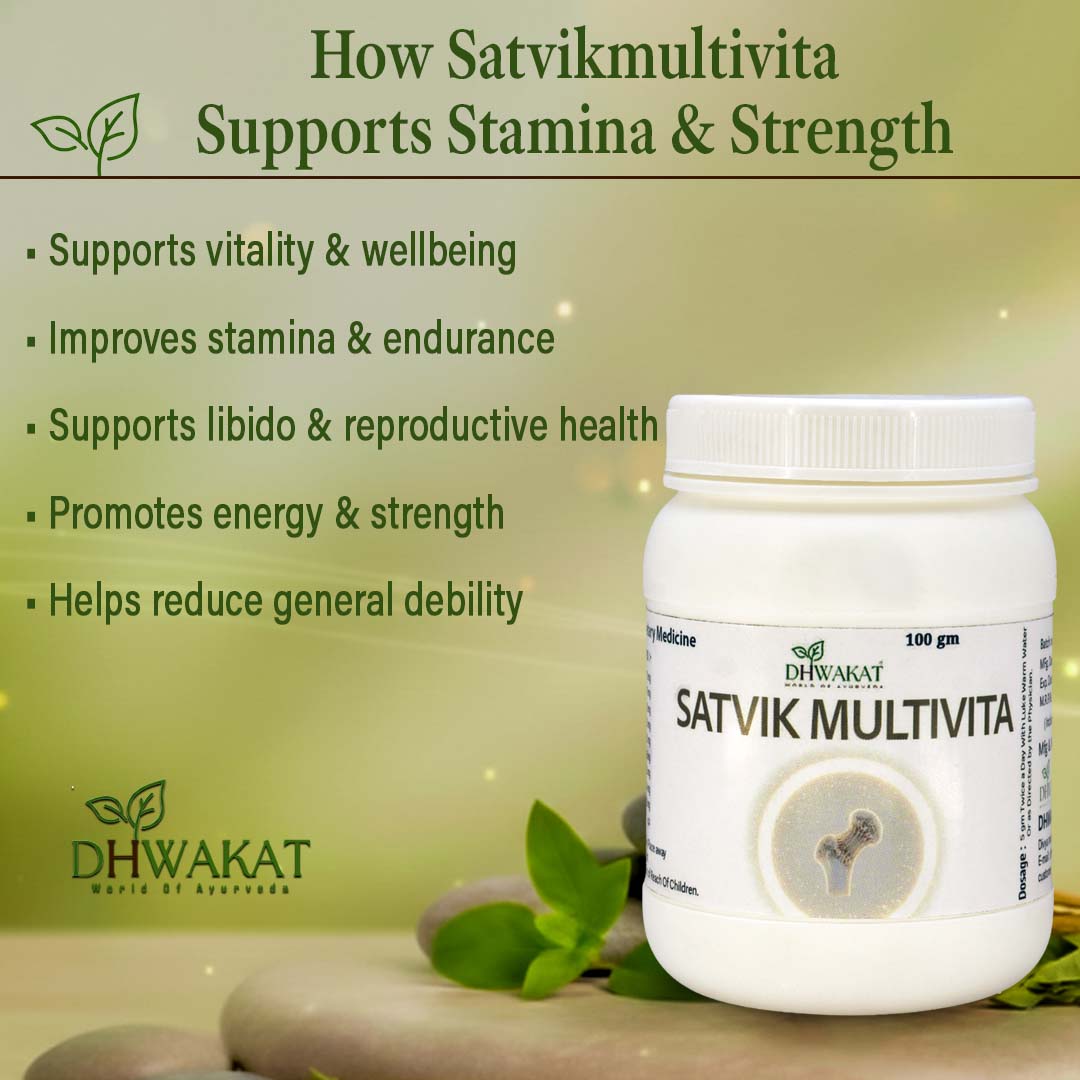Satvik multivita - Ayurvedic Vitality Support Powder