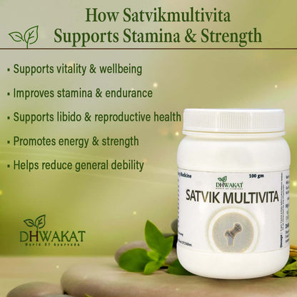 Satvik multivita - Ayurvedic Vitality Support Powder