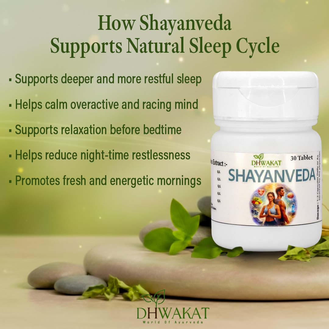 ShayanVeda - Ayurvedic Sleep Problems (Insomnia) Support Tablets