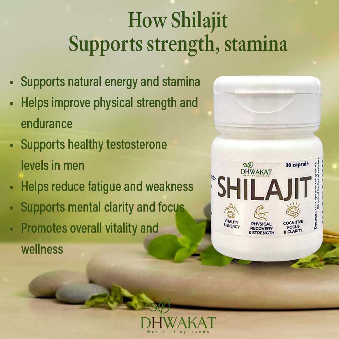 Shilajit Cap – Ayurvedic Strength, Stamina & Vitality Capsule