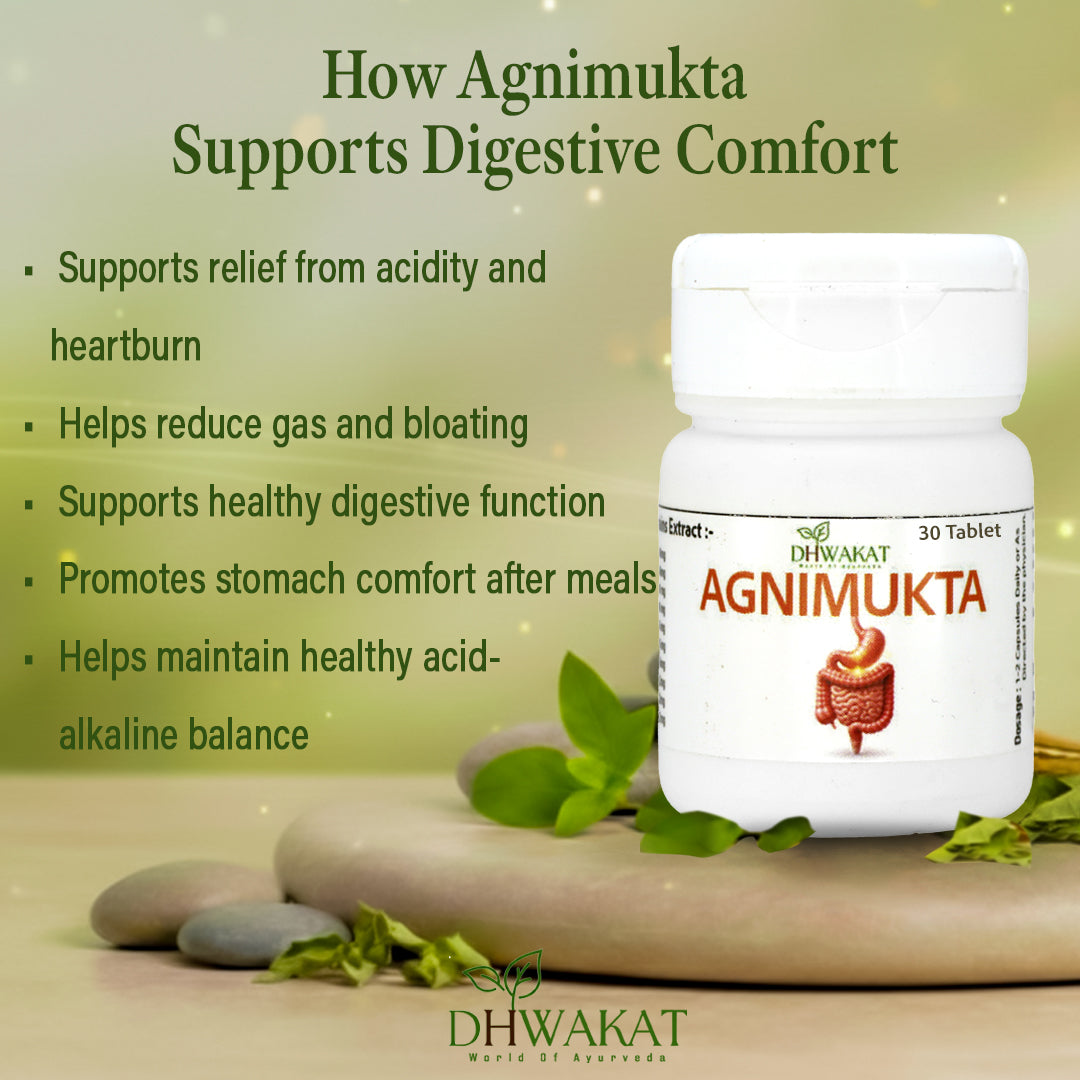 Agnimukta - Ayurvedic Gas Support Tablet