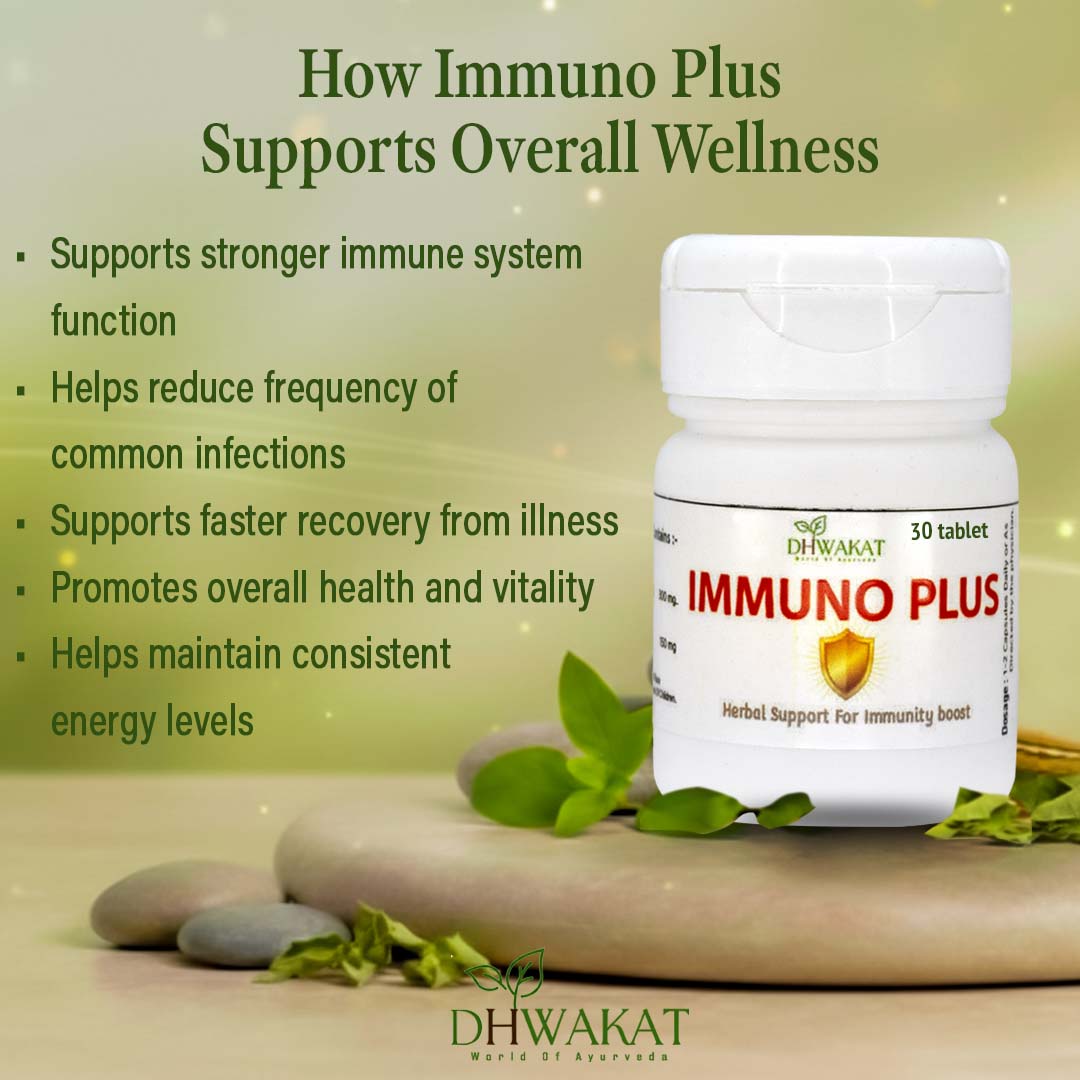 Immuno Plus - Ayurvedic Weak Immunity Support Tablets