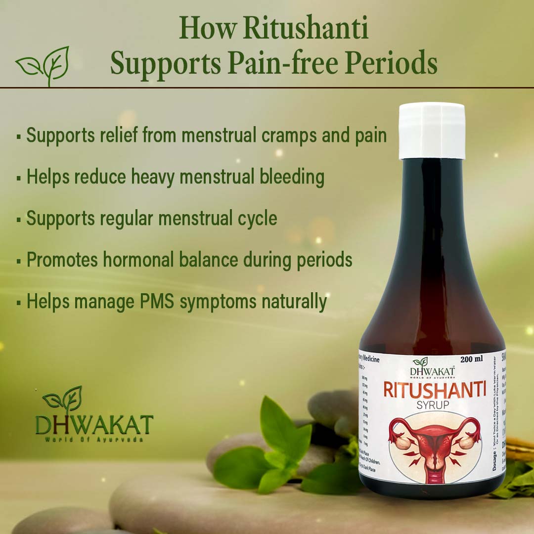 Ritushanti - Ayurvedic Periods Pain Support syrup