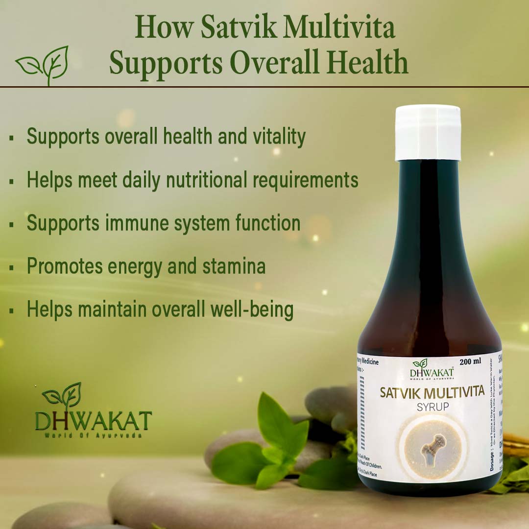Satvik Multivita - Ayurvedic Vitality Support Syrup