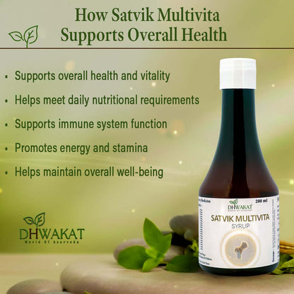Satvik Multivita - Ayurvedic Vitality Support Syrup