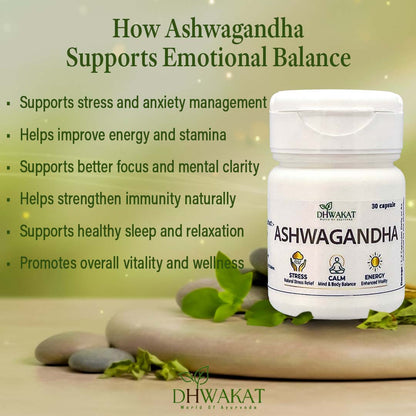Ashwagandha - Ayurvedic Brain & Memory Support Capsule