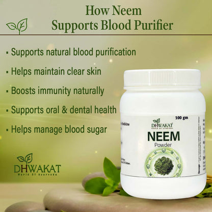 Neem - Ayurvedic Acne & Pimples Support Powder