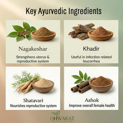 Leuco Stop Syrup - Ayurvedic Leucorrhoea Care Combo