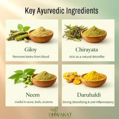 Raktaveda - Ayurvedic Detox & Blood Purifier Support Tablets