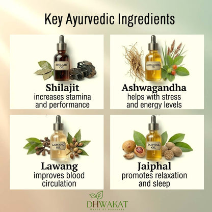 Vajraveda - Ayurvedic Sexual welllness Support Oil