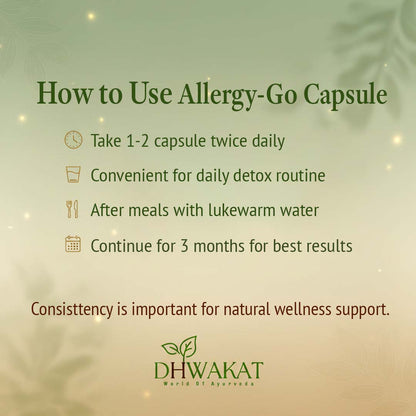 Allergy-GO - Ayurvedic allergy Support Capsule