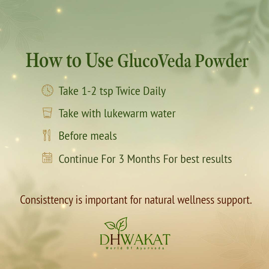 GlucoVeda - Ayurvedic Diabetes Support Support Powder