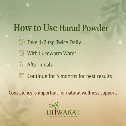 Harad - Ayurvedic Constipation Support Powder